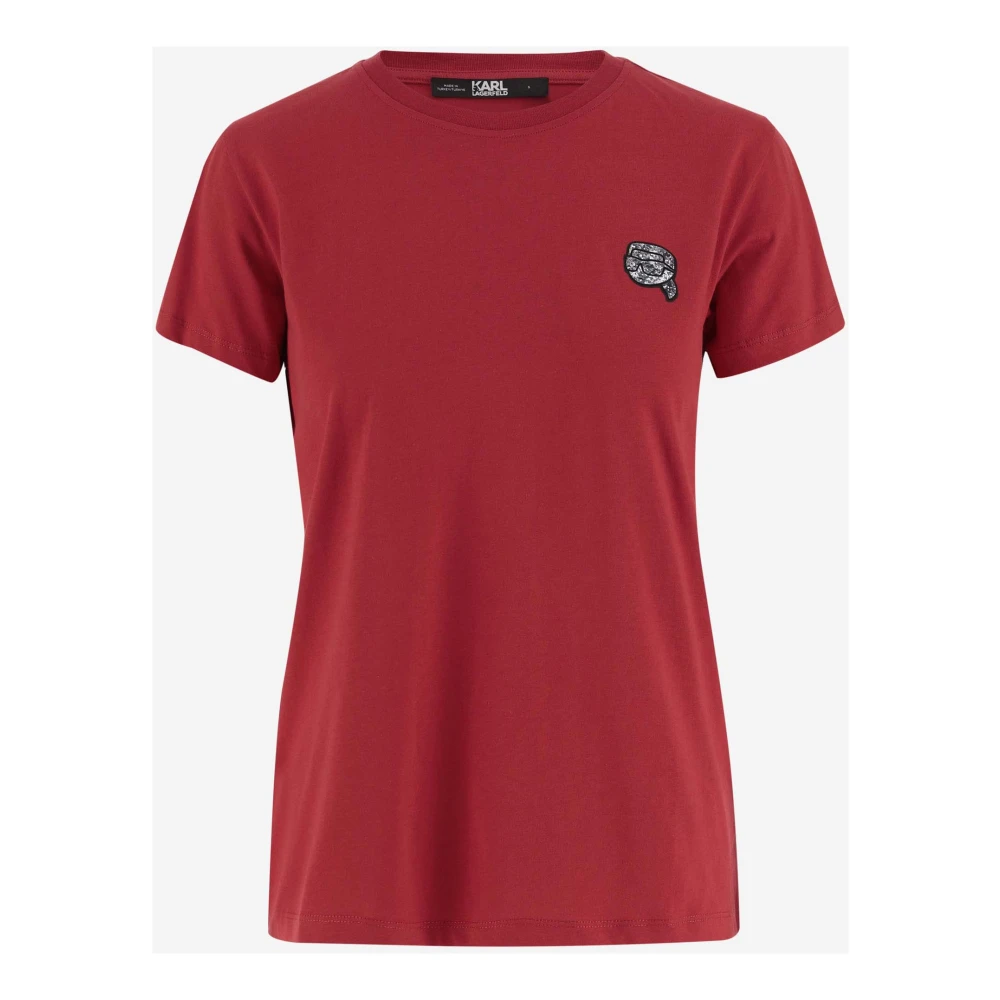 Karl Lagerfeld T-Shirts Red Dames