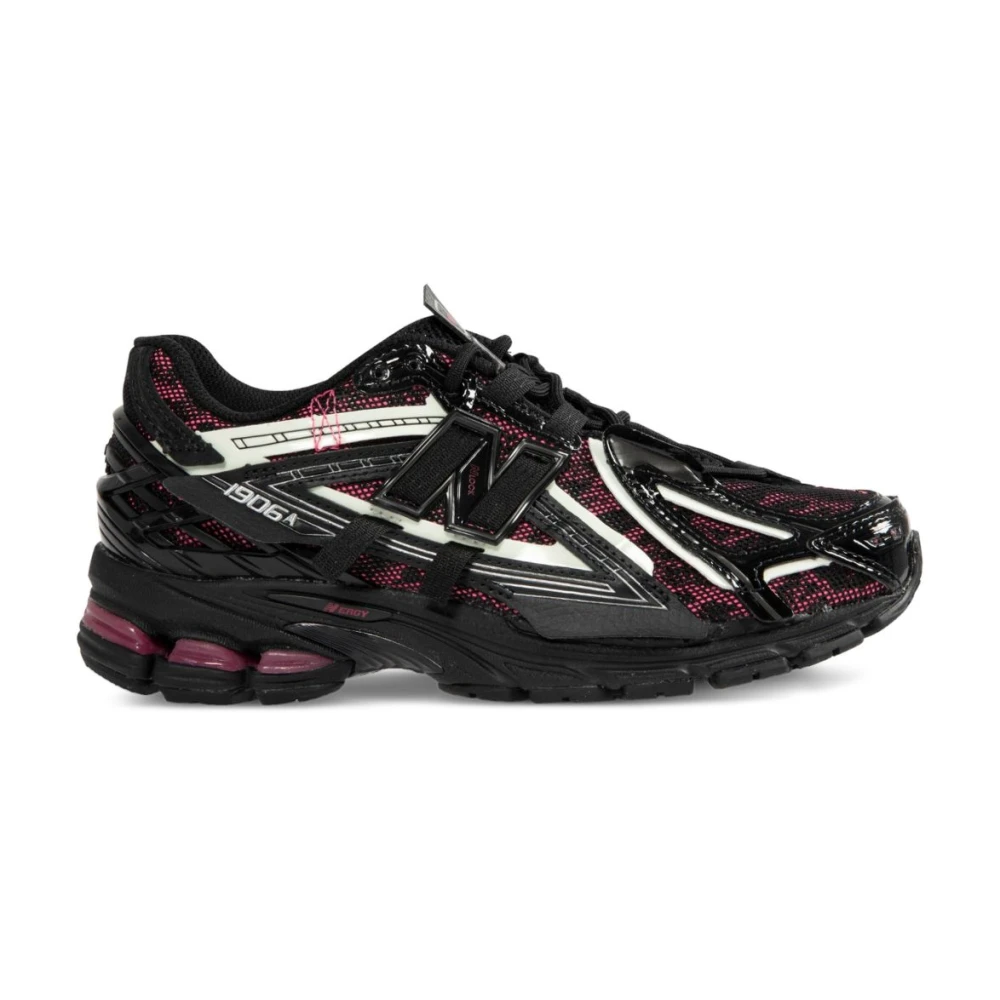 New Balance Zwarte Veterschoenen Rubberen Zool Dames Schoenen