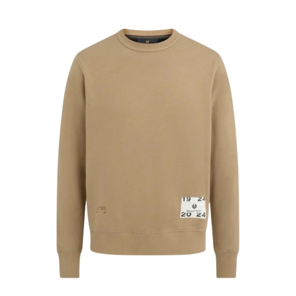 Belstaff Centenary Applique Sweatshirt Beige Heren