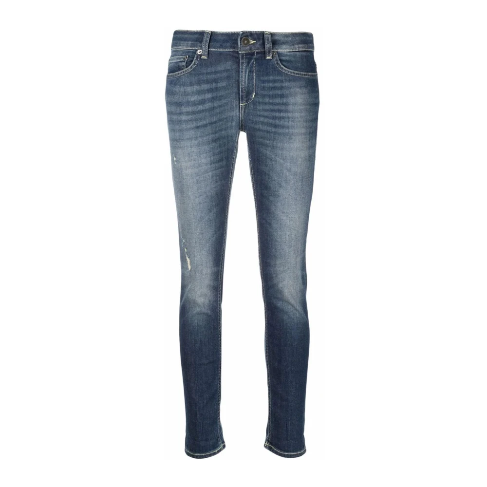 Dondup Klassieke Monroe 5-Pocket Jeans Blue Dames
