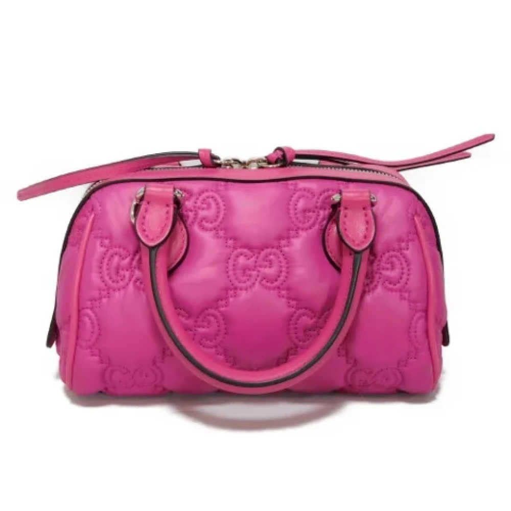 Gucci Vintage Pre-owned Nylon handbags Pink Dames