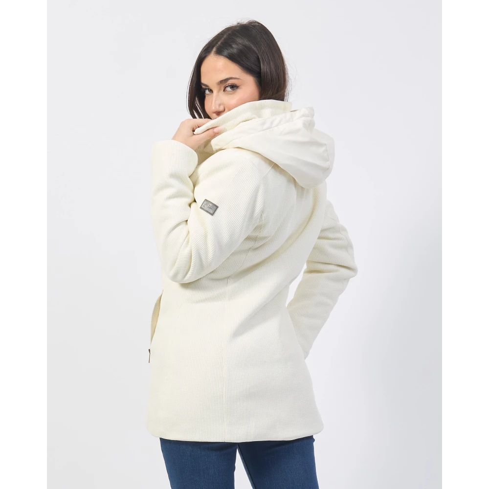 YES ZEE Stijlvolle Jassen Collectie White Dames