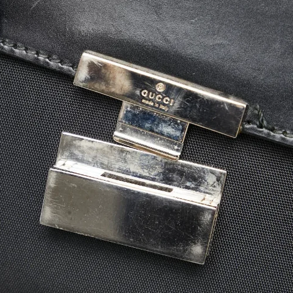 Gucci Vintage Pre-owned Canvas clutches Black Dames