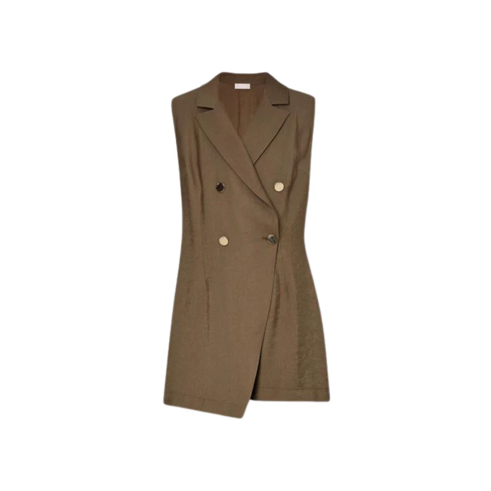 Liu Jo Klassieke Jurk Green Dames