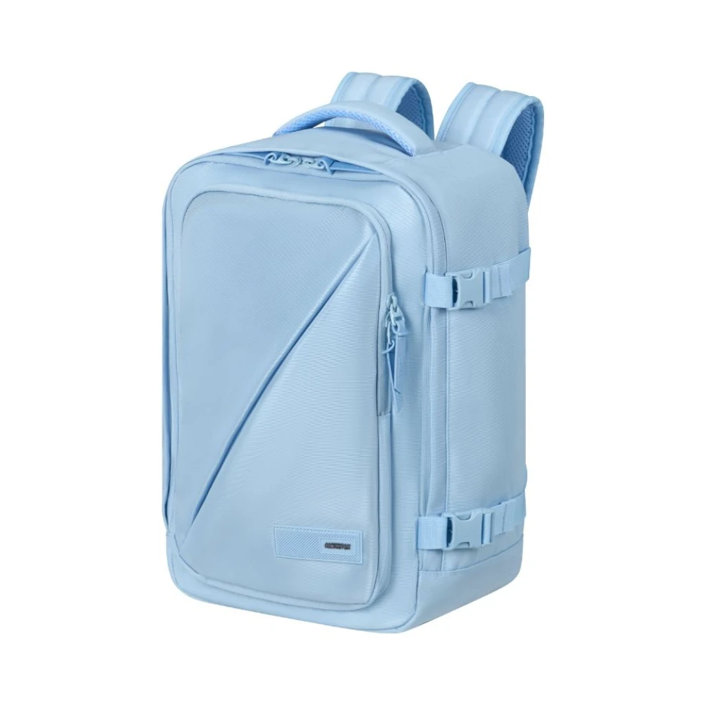 American Tourister Praktische en functionele handbagage rugzak Blue Unisex