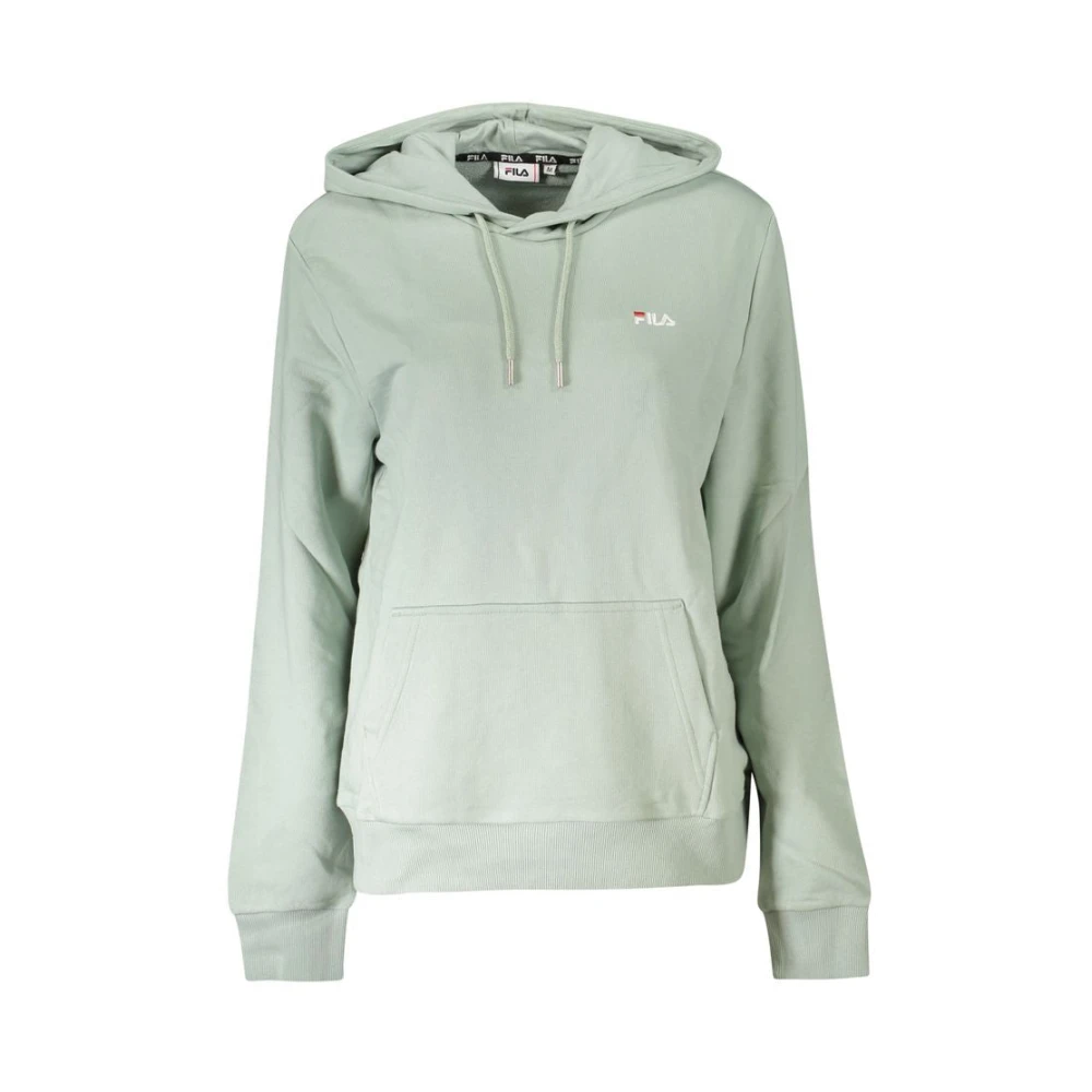 Fila Groene hoodie met geborduurd logo Green