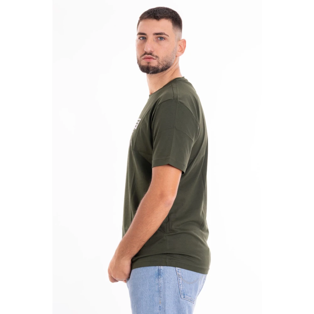 Emporio Armani EA7 Casual Logo T-shirt Green Heren