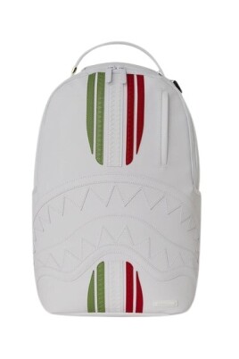 sac-a-dos-blanc-a-rayures-de-course