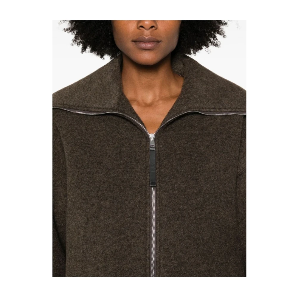 Tela Stijlvolle Jassen voor Mannen Brown Dames