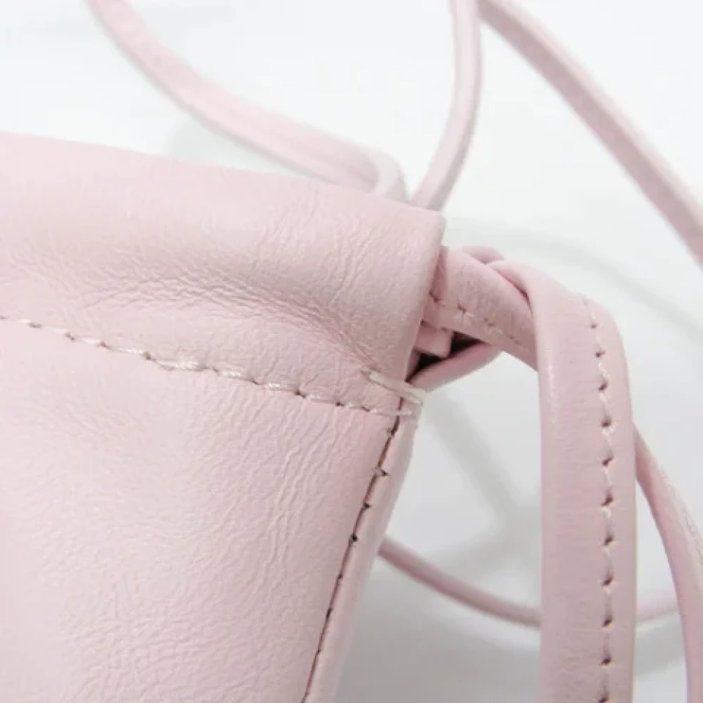 Burberry Vintage Pre-owned Leather shoulder-bags Pink Dames