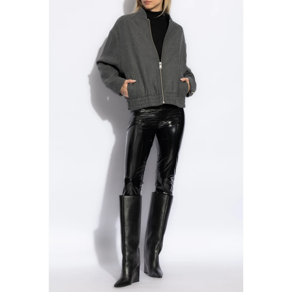 AllSaints Latex Leggings "Cora" Black Dames