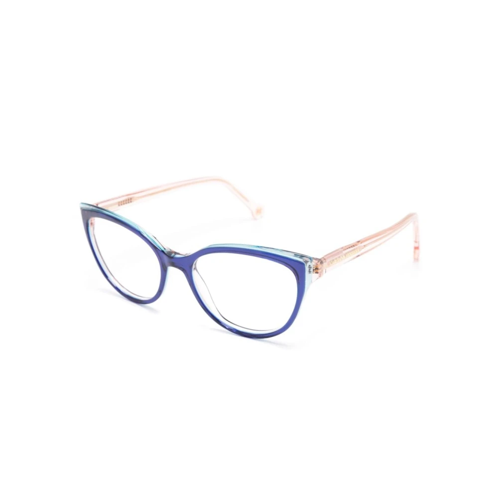 Carolina Herrera Blauwe Optische Bril voor Dagelijks Gebruik Blue Dames