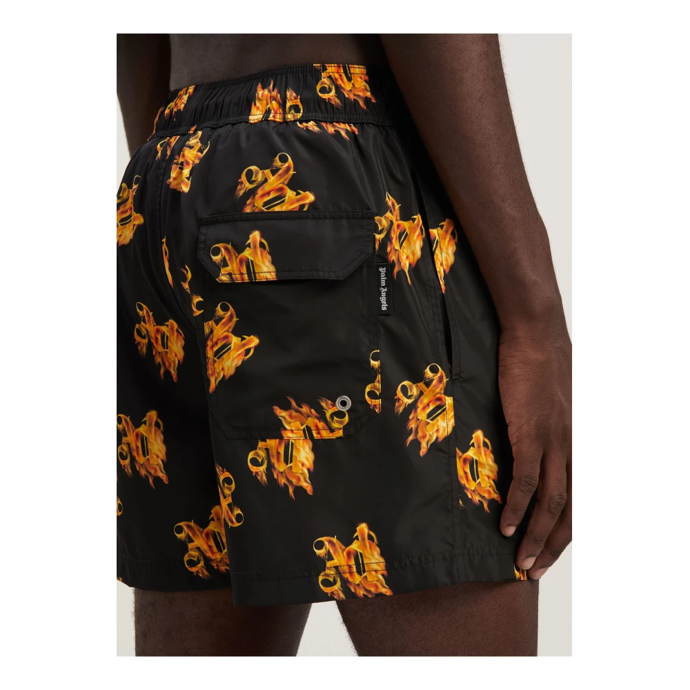 Palm Angels Brandend Monogram Kostuum Black Heren