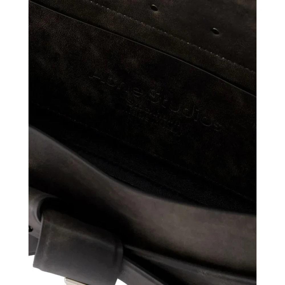 Acne Studios Pre-owned Leather handbags Brown Dames