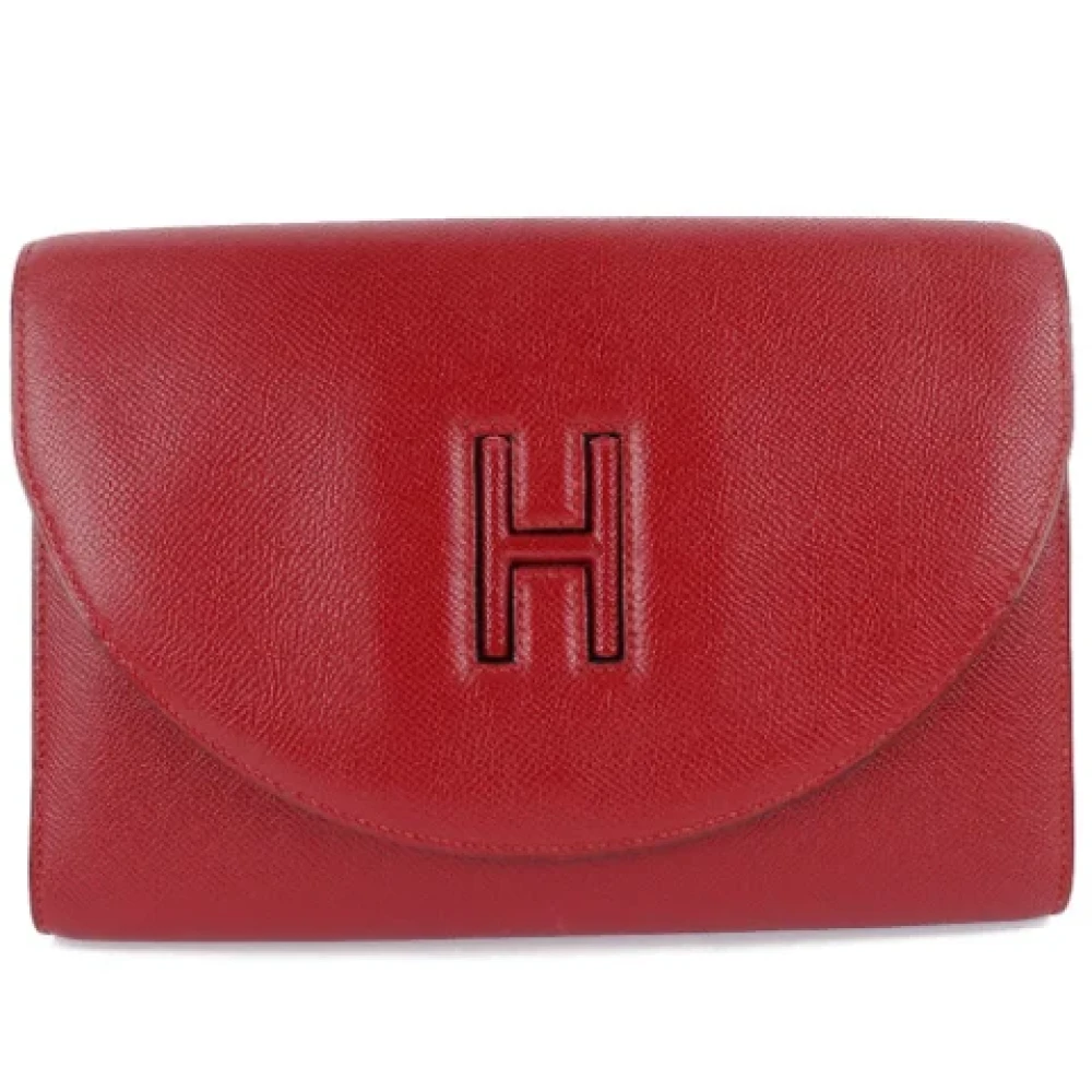Hermès Vintage Pre-owned Fabric clutches Brown Dames