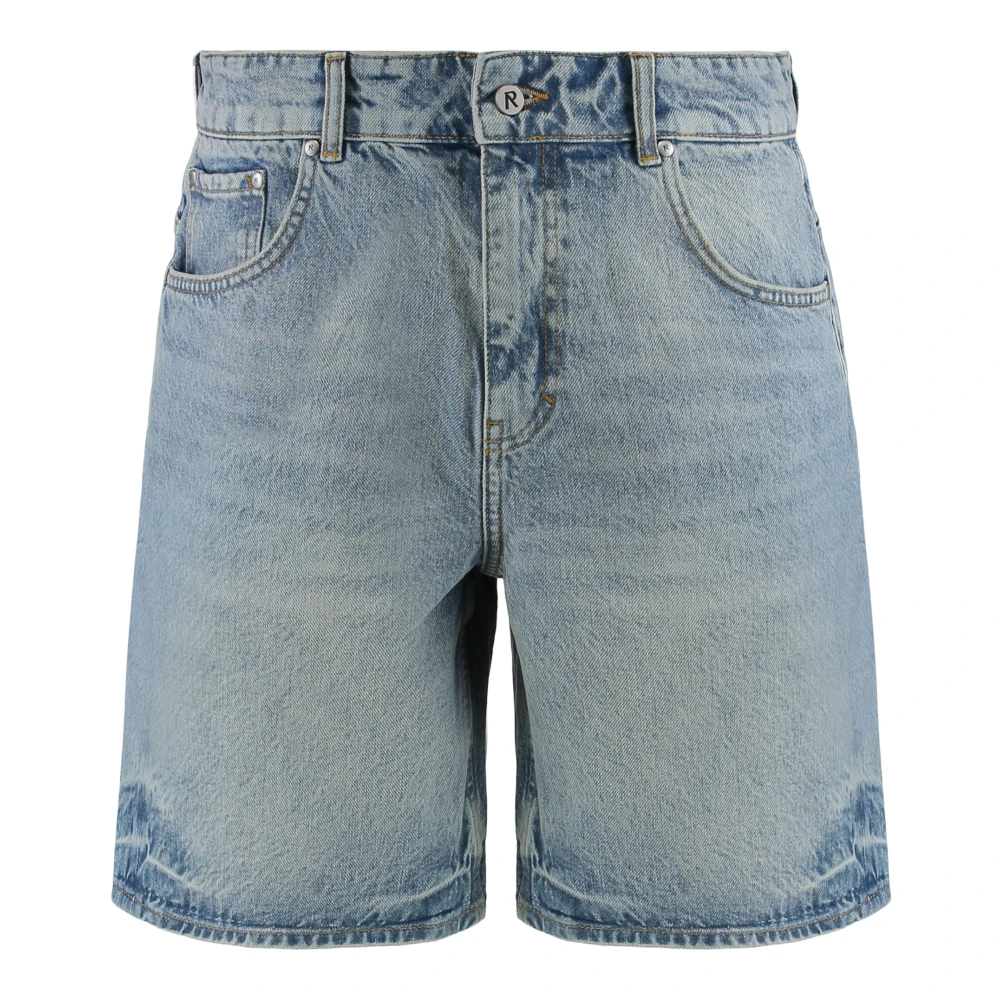 Represent Blue Denim Shorts, Male, W32, R10t Tailored Denim Shorts