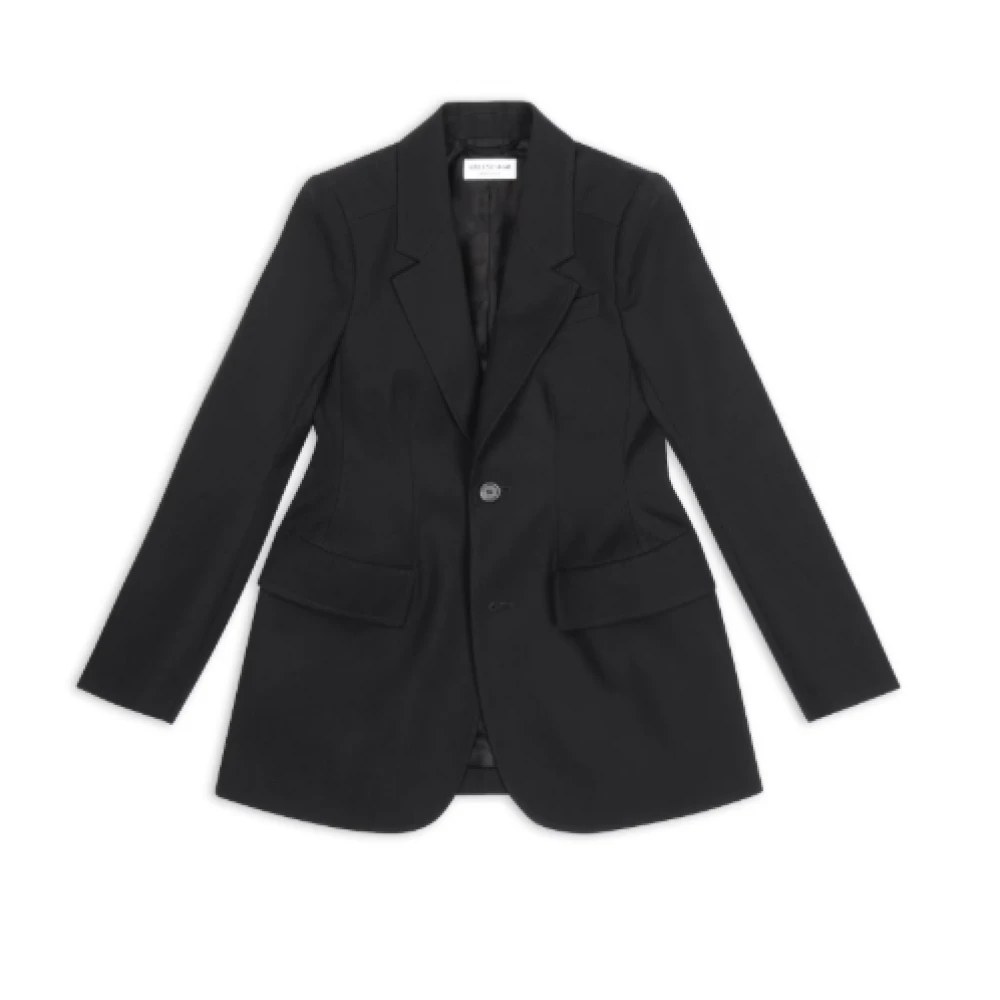 Balenciaga Black Hourglass Jacket - Female - Blazers - Xs - Jackets