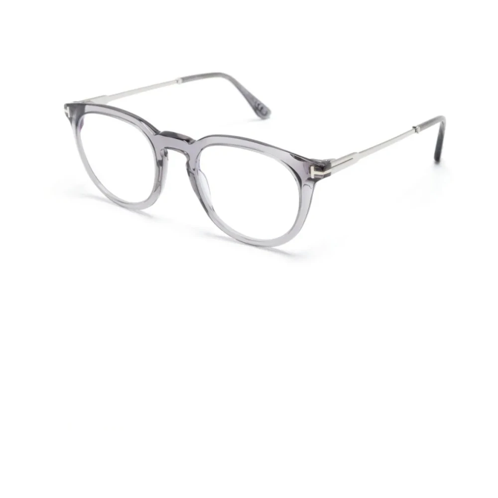 Tom Ford Vintage-geïnspireerd Acetaat Metalen Montuur Gray Heren