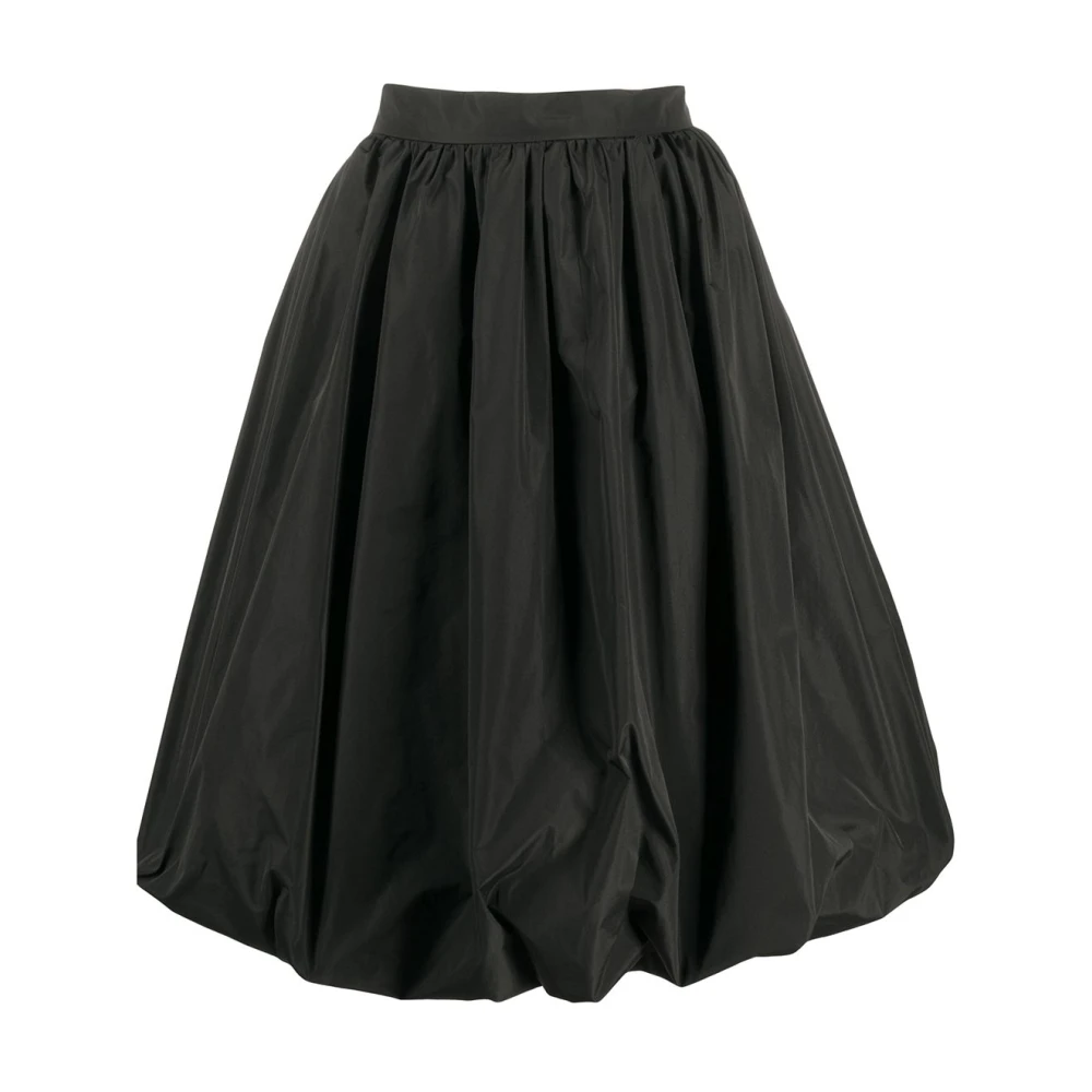 Patou Zwarte Bubble Silhouet Rok Black Dames