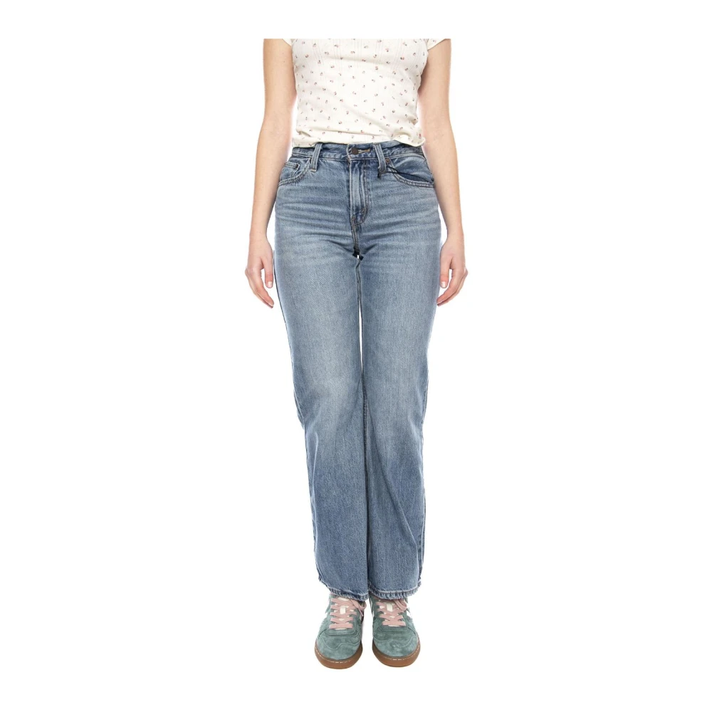 Levi's Women's Blue Straight Fit Jeans, W29 L31, Loose Boot