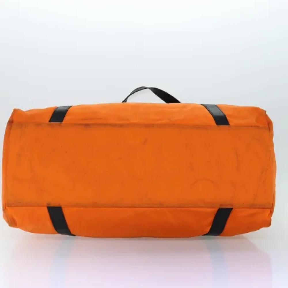 Gucci Vintage Pre-owned Canvas travel-bags Orange Dames