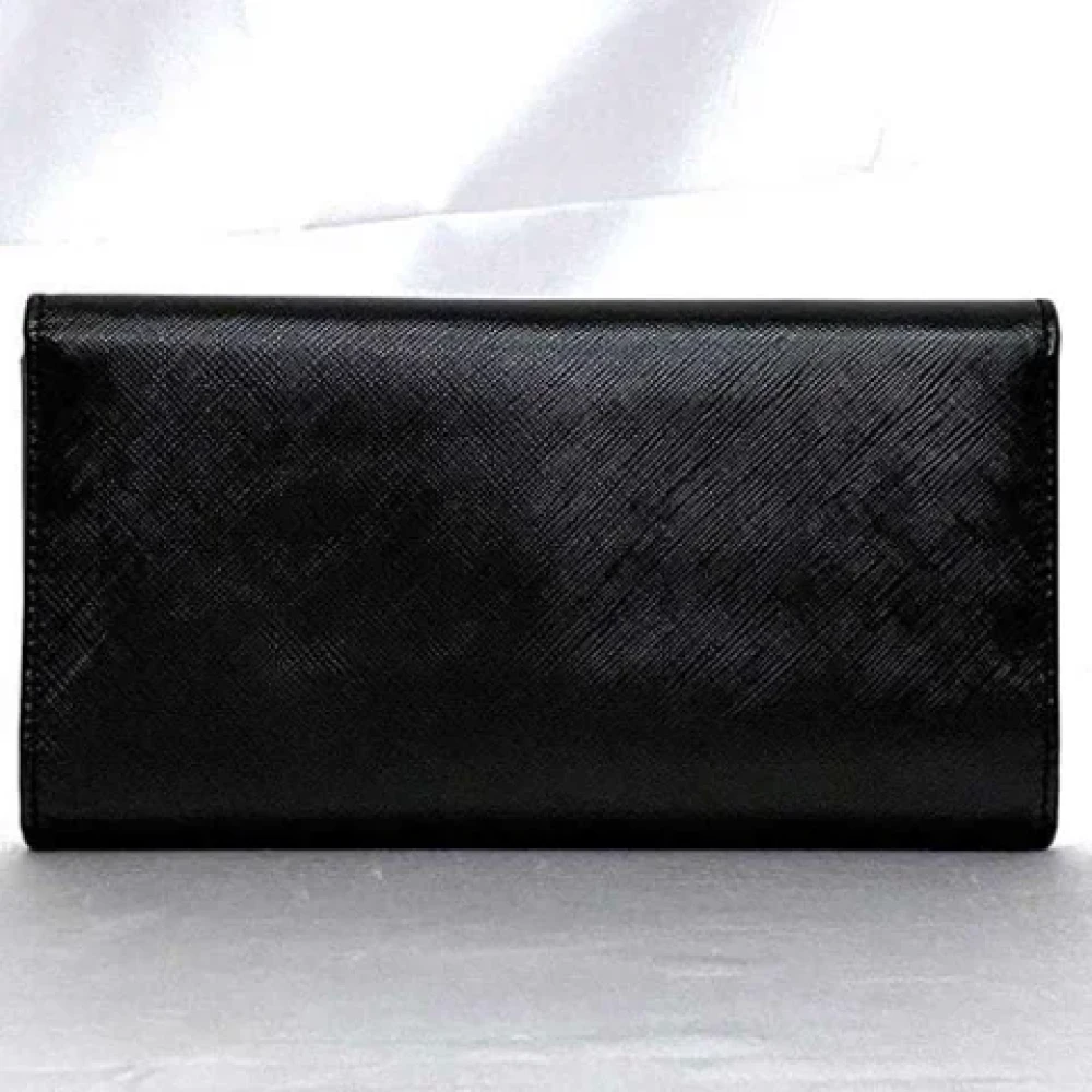 Salvatore Ferragamo Pre-owned Leather wallets Black Dames