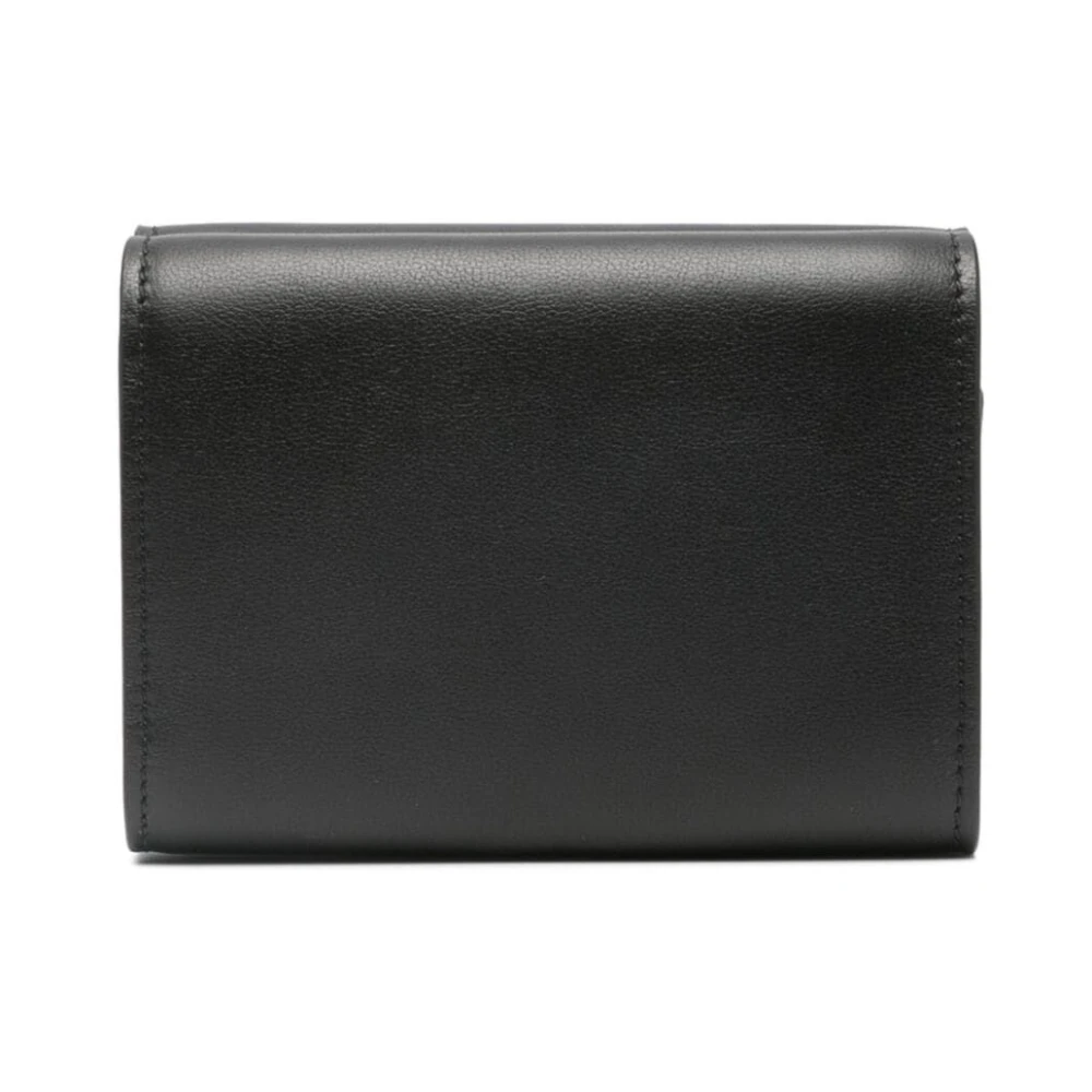 Patou Compacte Zwarte Portemonnee Black Dames