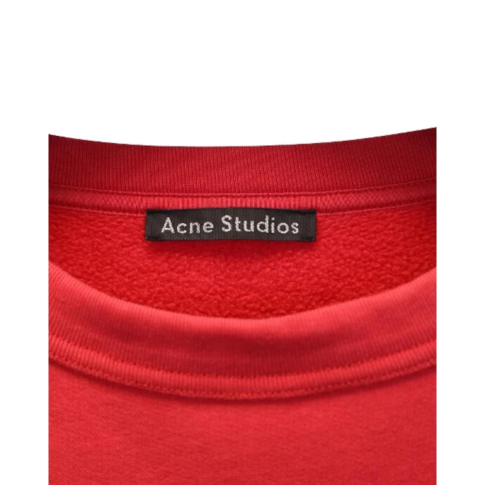 Acne Studios Pre-owned Cotton tops Red Dames
