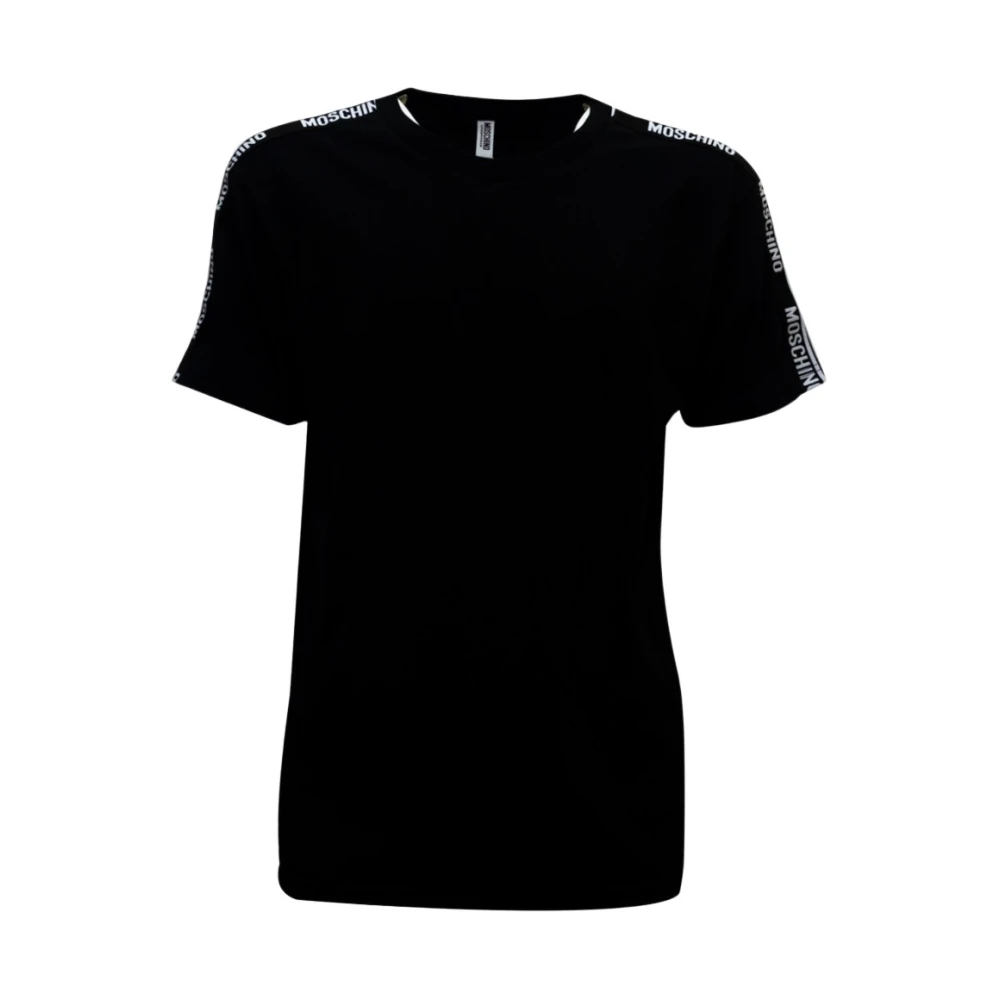 Moschino Zwarte Katoenen V1A0704 T-Shirt Black Heren