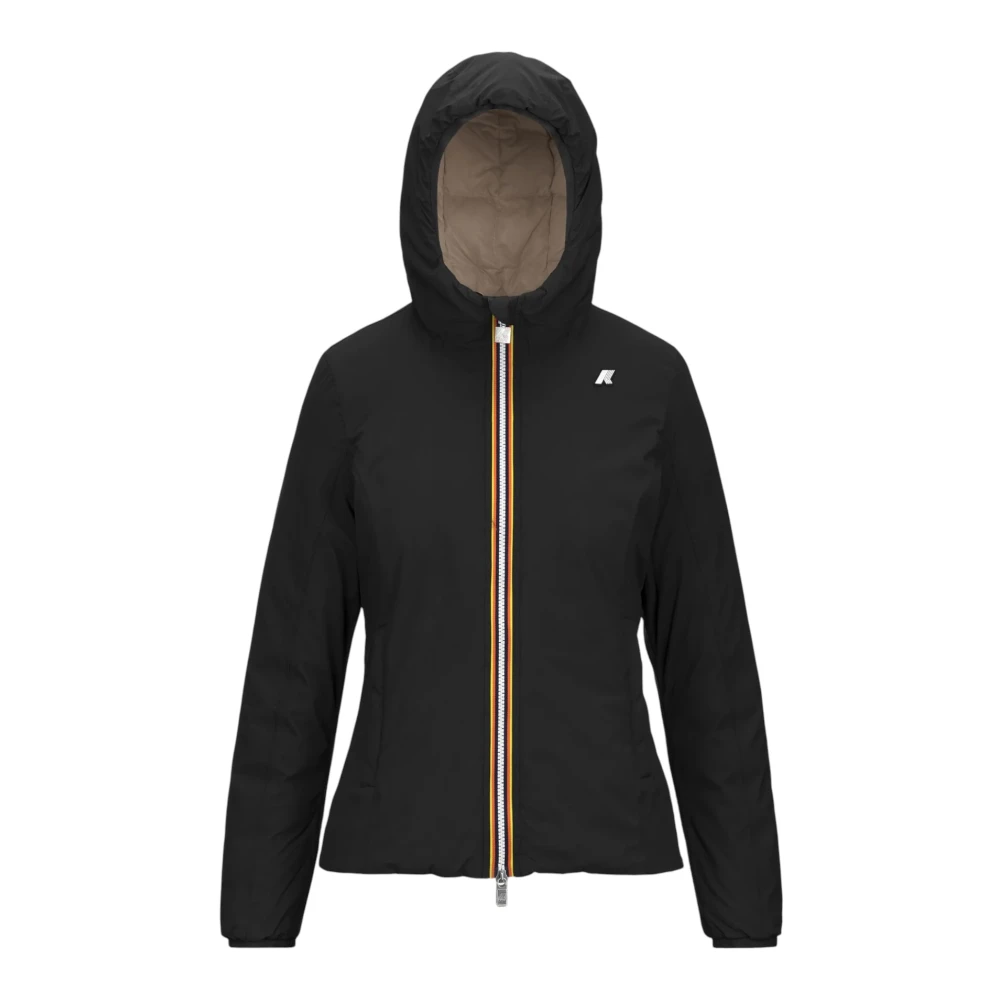 K-way Zwarte Thermo Double Jassen Black Dames