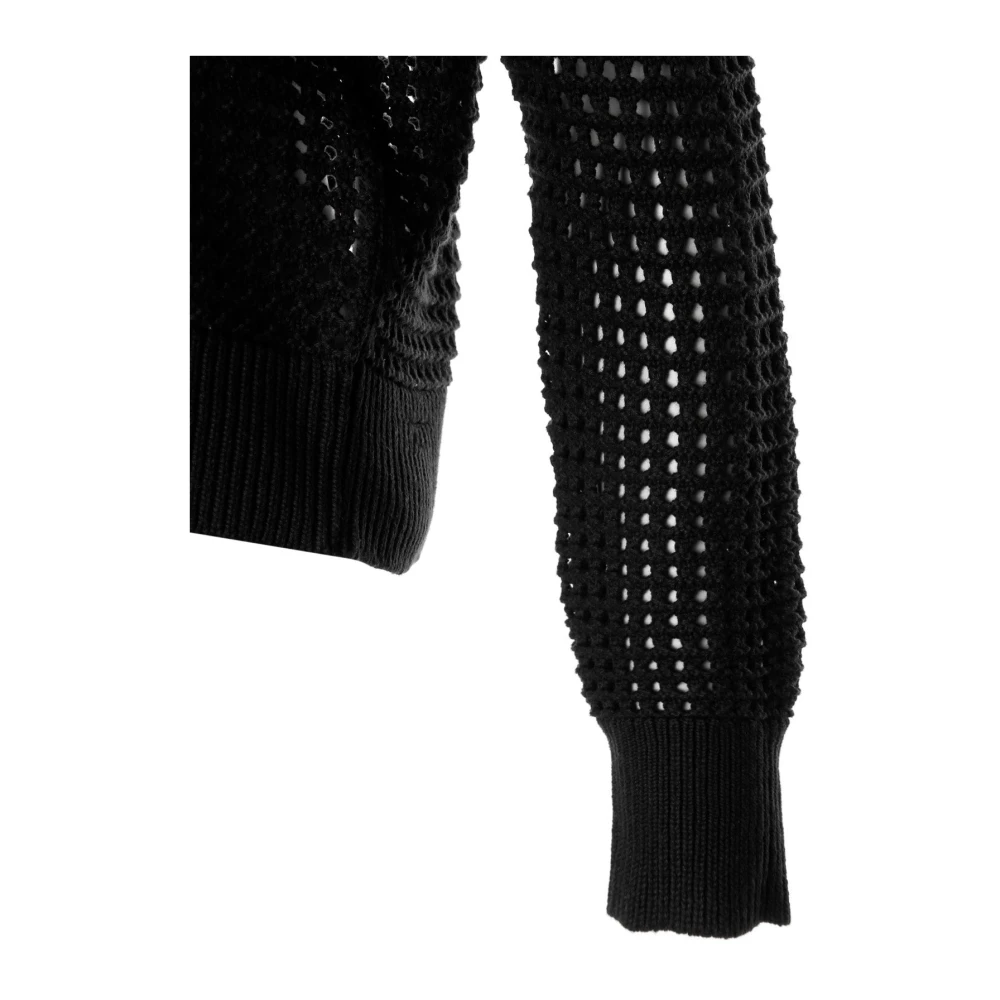 Levi's Superbloom Crochet Sweater Black Dames