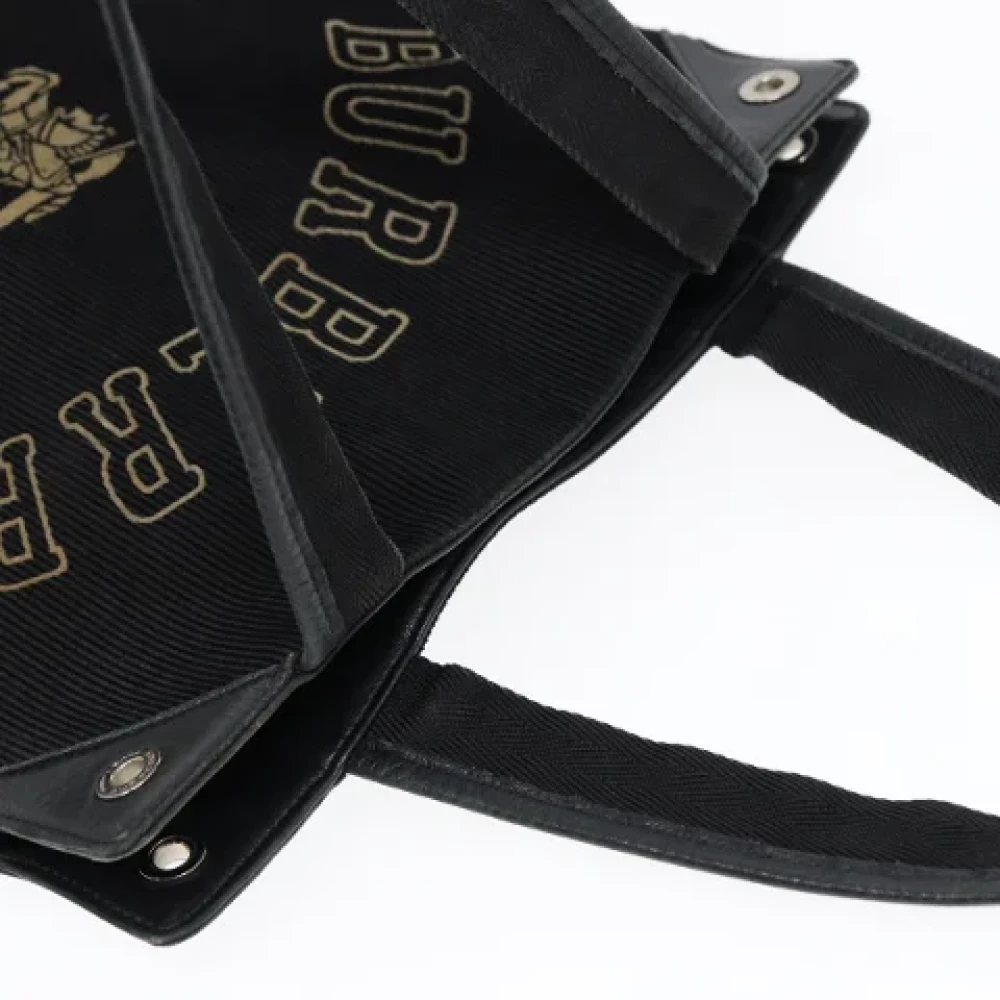 Burberry Vintage Pre-owned Corduroy handbags Black Dames