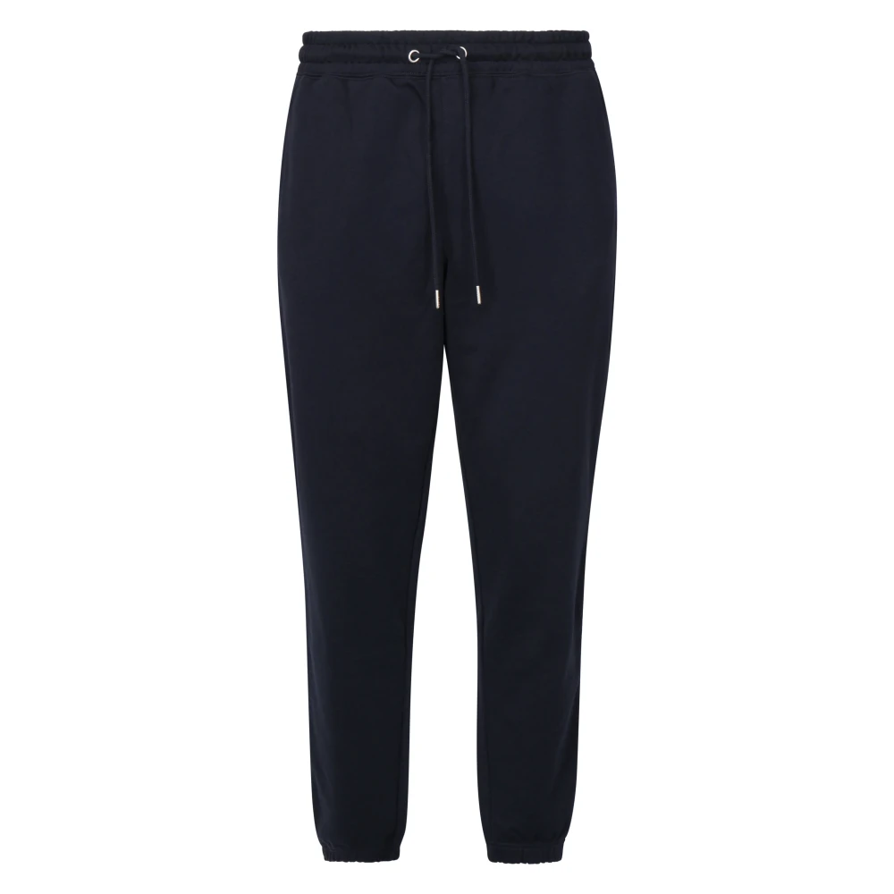 Sun68 Blauwe Katoenen Broek met Trekkoord en Zakken Blue Heren