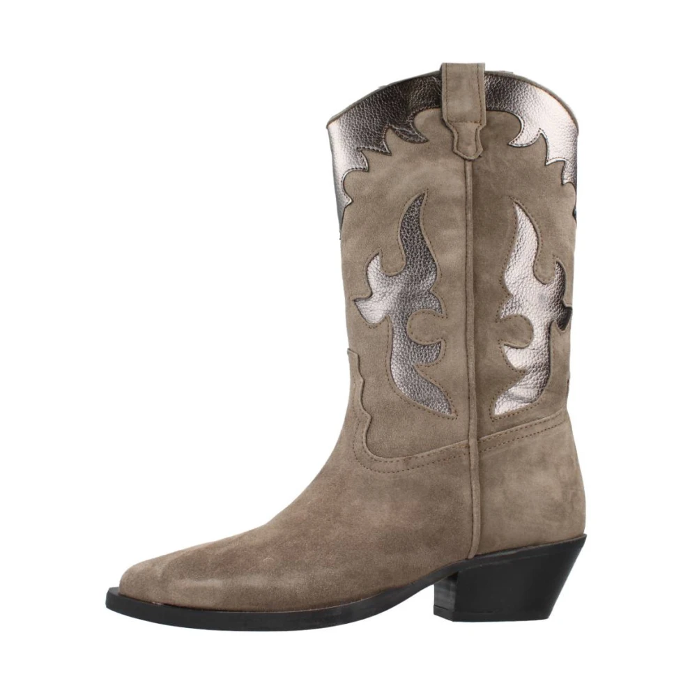 Alpe Cowboy Boots Gray Dames