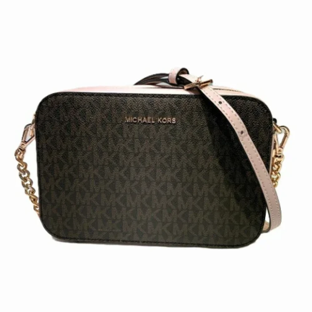 Michael Kors Pre-owned Plastic shoulder-bags Brown Dames