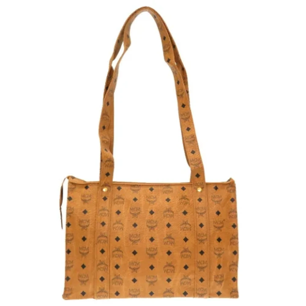 MCM Pre-owned Fabric totes Brown Dames