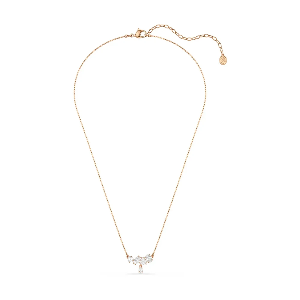 Swarovski Mesmera Halskette, Verschiedene Schliffe, 18K Roségoldbeschichtet Weiß - Bild 3