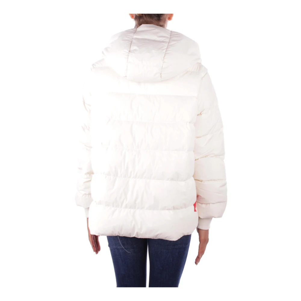 Afterlabel Witte hoodie met zijlogo White Dames