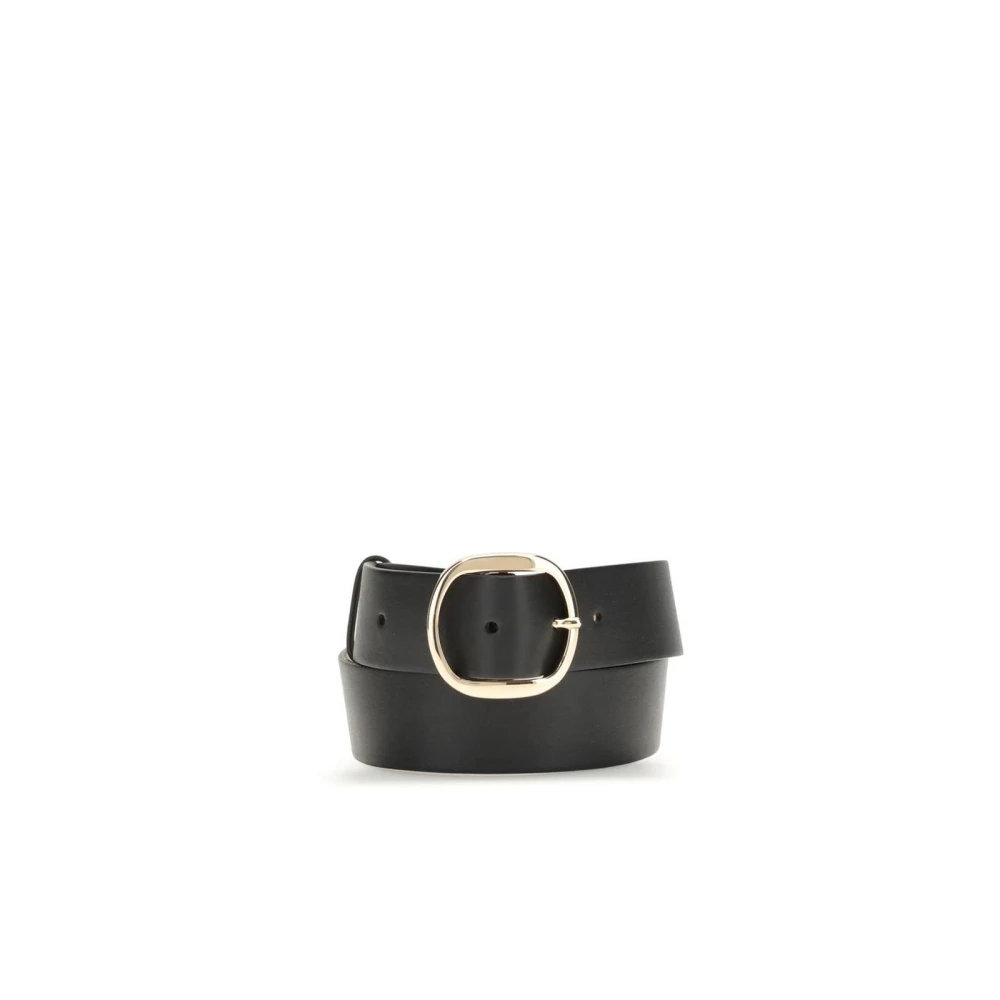 Gabriela Hearst Women's Black Elster Leather Belt