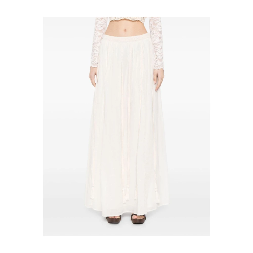 Ulla Johnson Witte Rokken voor Vrouwen Aw24 White Dames