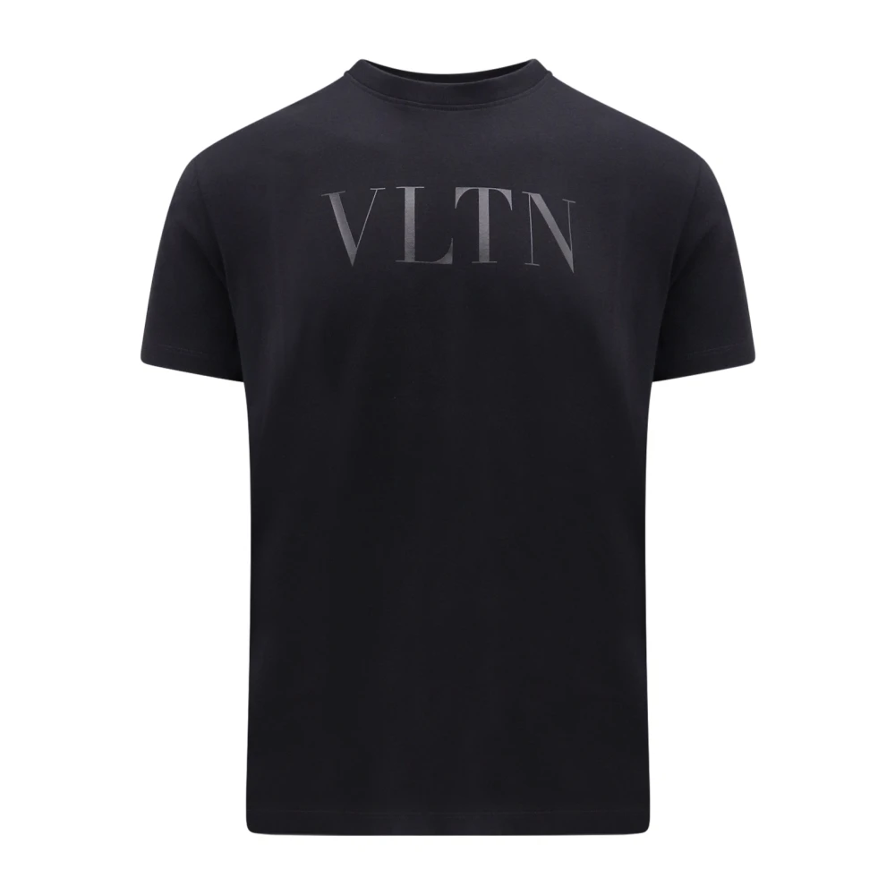 Valentino Zwart T-shirt met iconische print Black Heren
