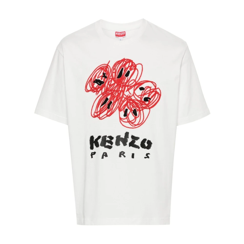 Kenzo Witte T-shirts en Polos White Heren