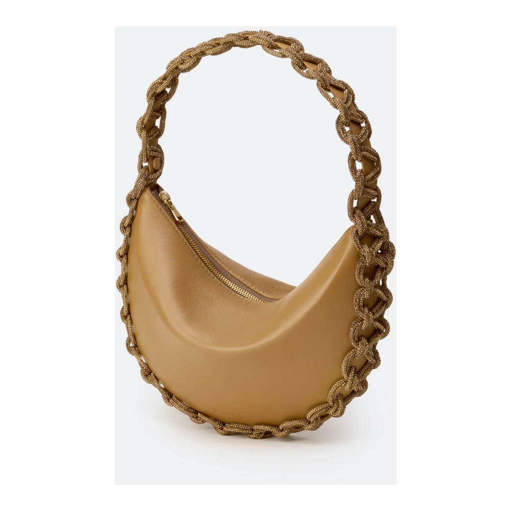 Hibourama Fortune Cookie Geïnspireerde Leren Tas Brown Dames