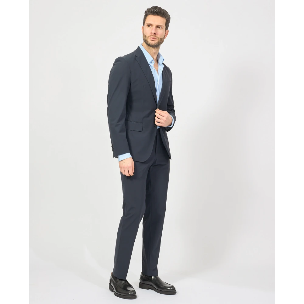 Hugo Boss Blauw Slim Fit Softshell Pak Blue Heren