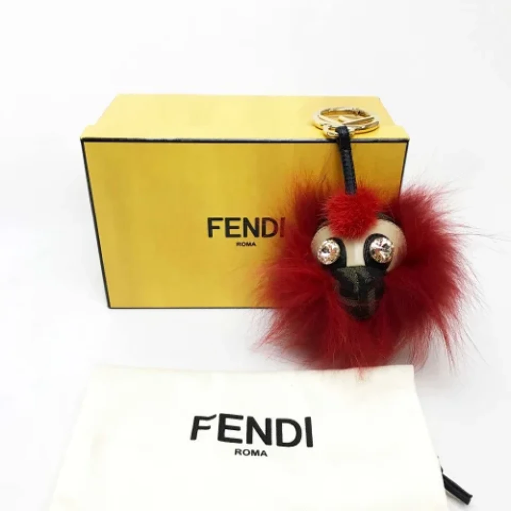 Fendi Vintage Pre-owned Fabric key-holders Red Dames