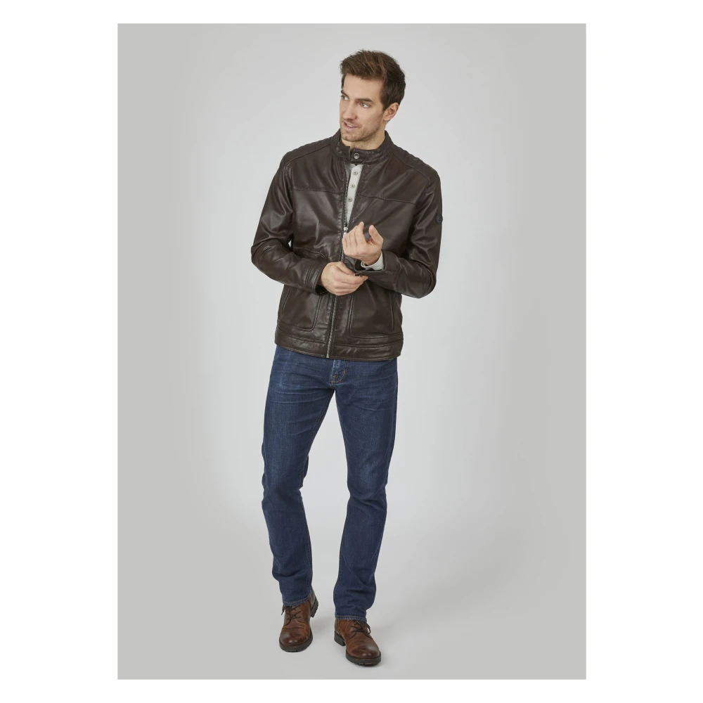 Bugatti Heren Leren Jas Claudio Brown Heren