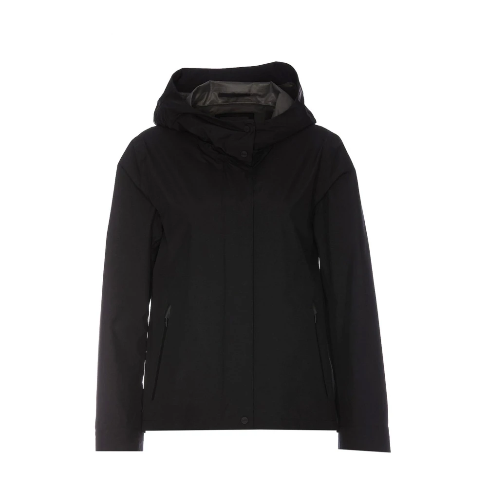Herno Black Jacket - Female - Light Jackets - Xl - Jackets