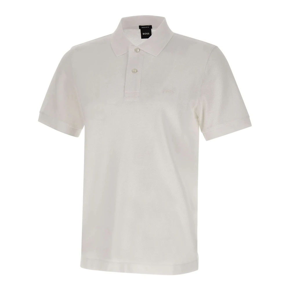 Hugo Men's White Polo Shirts, 2XL, Pallas Polo