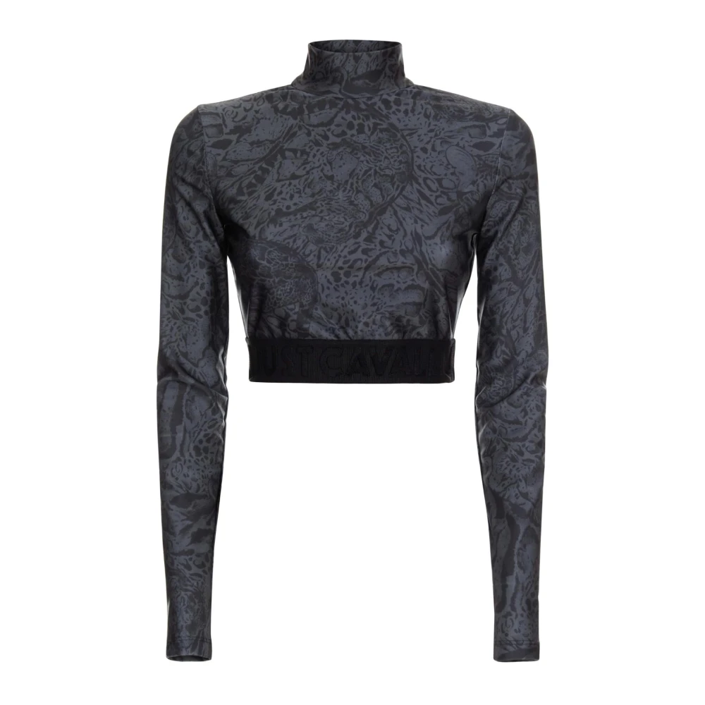 Just Cavalli Grijze T-shirts & Polos voor vrouwen Gray Dames