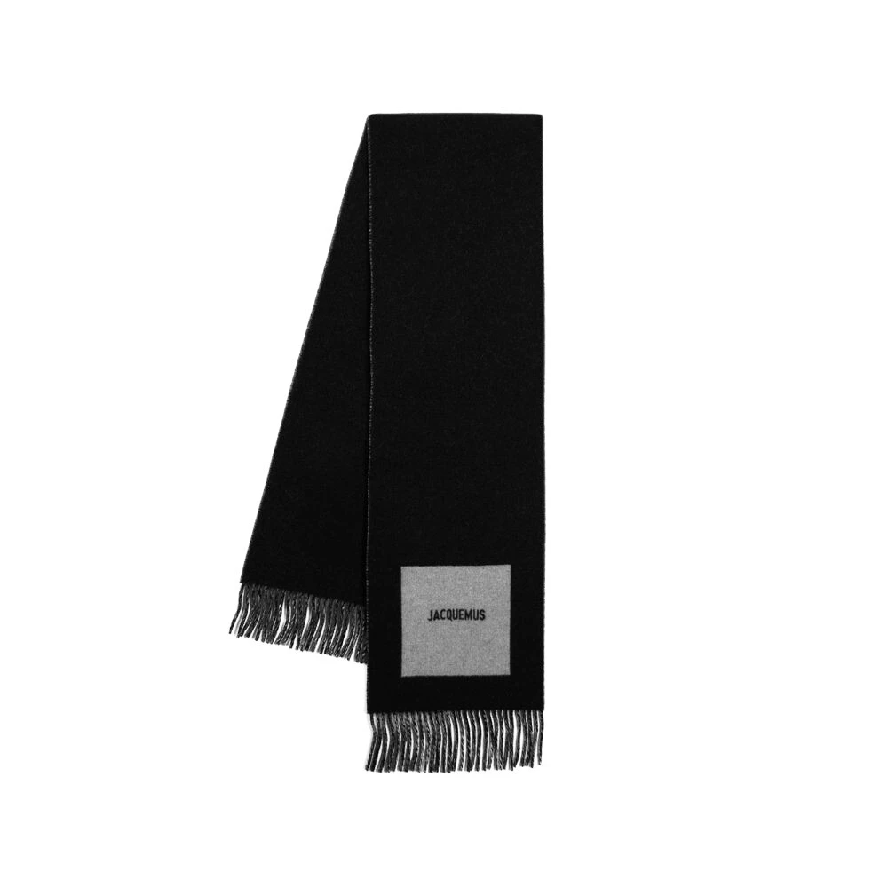 Jacquemus Rond Carré Sjaal Black Heren